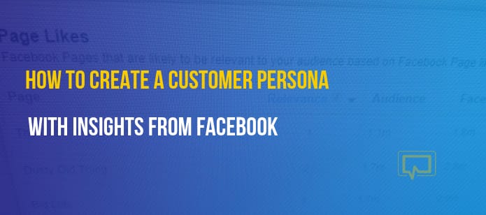 How to Use Facebook to Create a Customer Persona and Build More Effective Marketing Campaigns